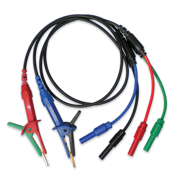 Extech 380565 Kelvin Clip Test Lead Set