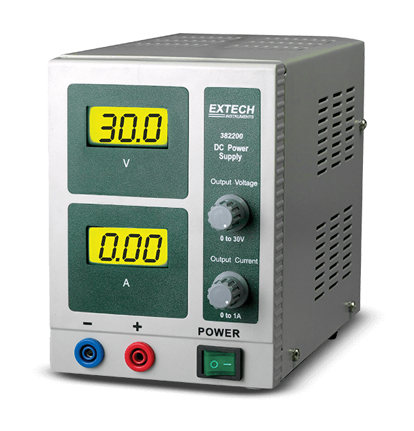 Extech 382200 30V/1A Single Output DC Power Supply