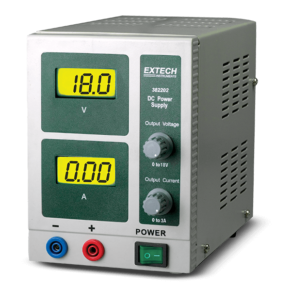 Extech 382202 18V/3A Single Output DC Power Supply
