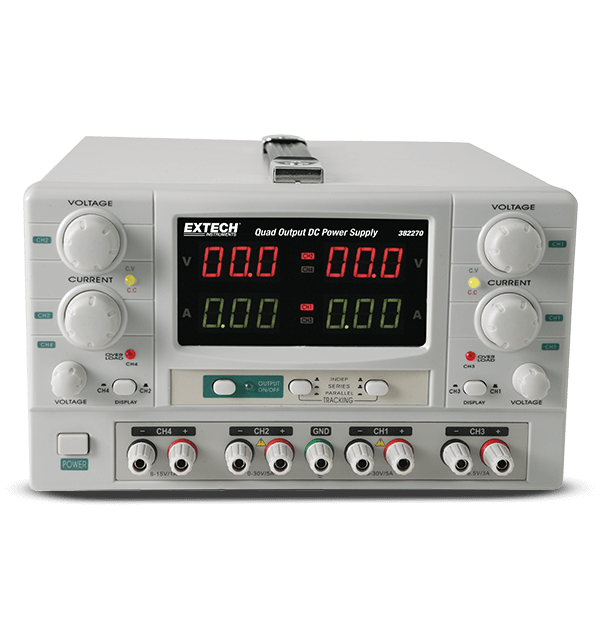 Extech 382270 Quad Output DC Power Supply
