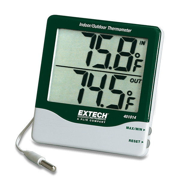 Extech 401014 Big Digit Indoor/Outdoor Thermometer