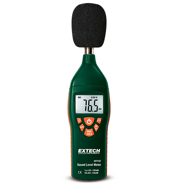 Extech 407732 Low/High Range Sound Level Meter