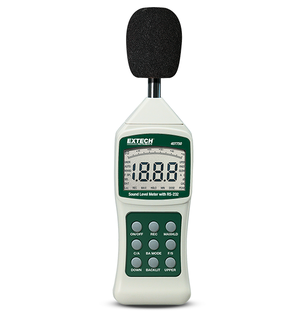 Extech 407750 Sound Level Meter with PC Interface