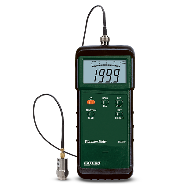 Extech 407860 Heavy Duty Vibration Meter