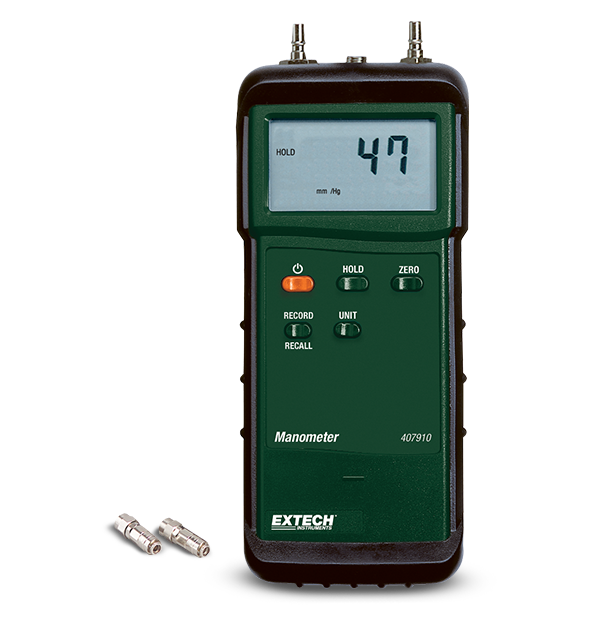 Extech 407910 Heavy Duty Differential Pressure Manometer (29psi)