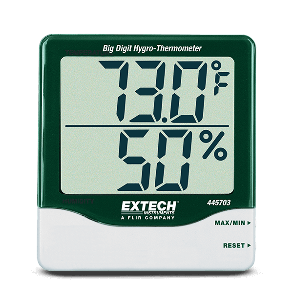 Extech 445703 Big Digit Hygro-Thermometer