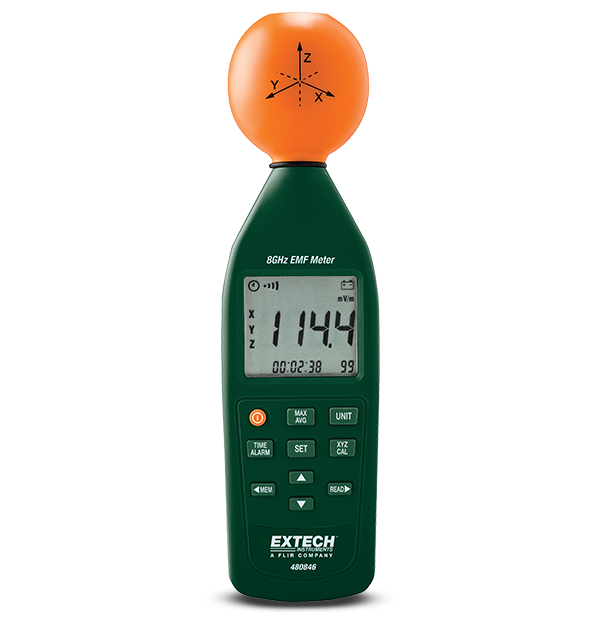 Extech 480846 8GHz RF Electromagnetic Field Strength Meter