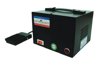 Electric vacuum pump with foot switch