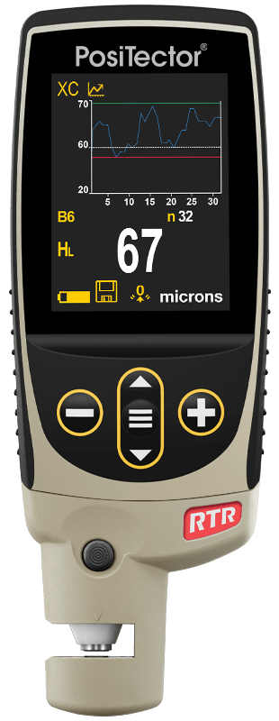 PosiTector® RTR H Electronic Surface Profile Gage for Blasted Steel and Textured Coatings