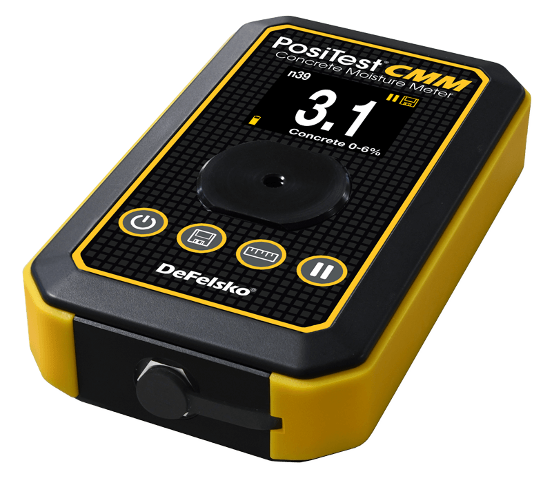 PosiTest® CMM Concrete Moisture Meter non-destructively measures the moisture content of concrete in accordance with ASTM F2659