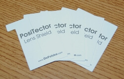Protective Lens Shield Pack of five thin plastic lens shields