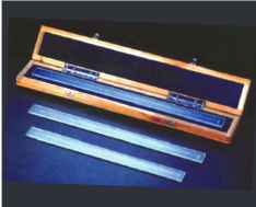 Standard glass scale