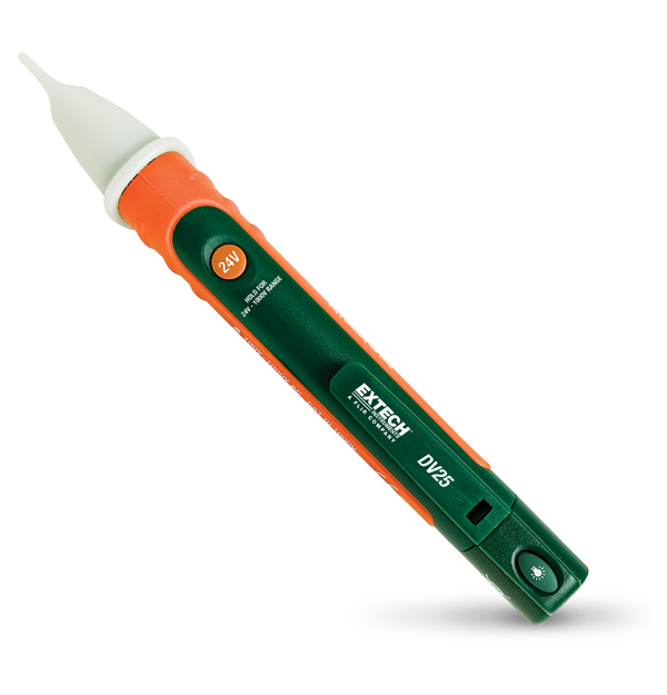 Extech DV25 Dual-Range AC Voltage Detector with Flashlight