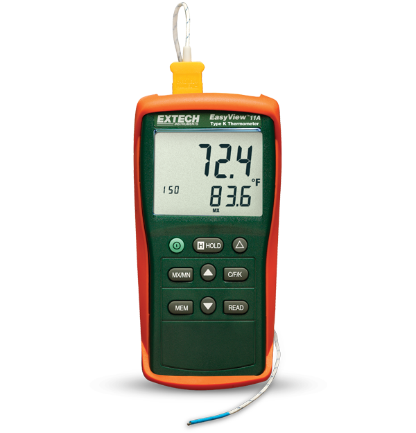 Contact Thermometer EA11A EasyView™ Type K Single Input Thermometer