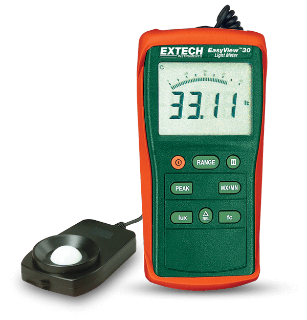 Light Meter
 EA30 EasyView™ Wide Range Light Meter