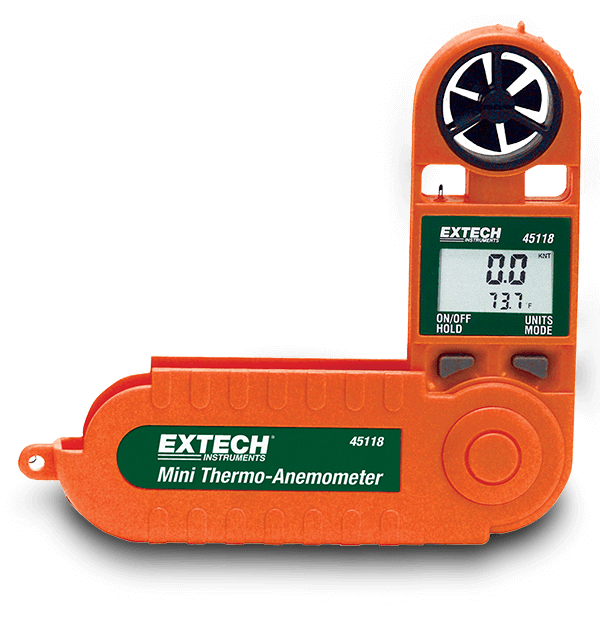 Air Flow Meter 45118 Mini Thermo-Anemometer