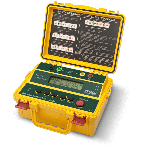 Extech GRT300 4-Wire Earth Ground Resistance Tester