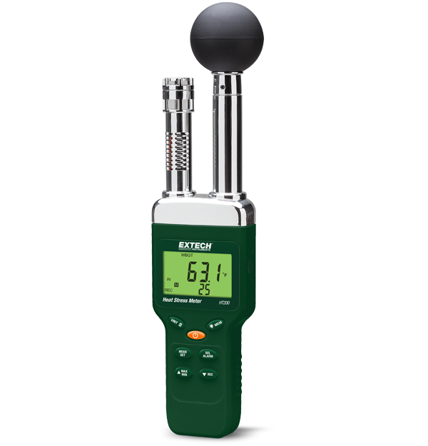 Heat Index Meter HT200 Heat Stress WBGT (Wet Bulb Globe Temperature) Meter