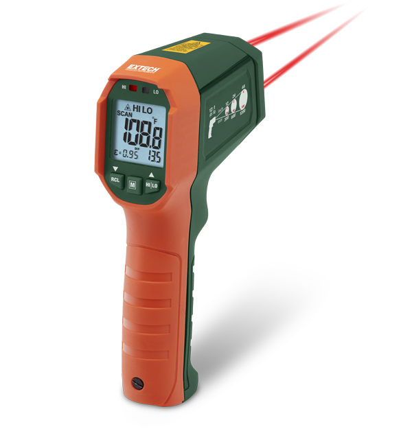 Contact Thermometer IR320 Dual Laser IR Thermometer