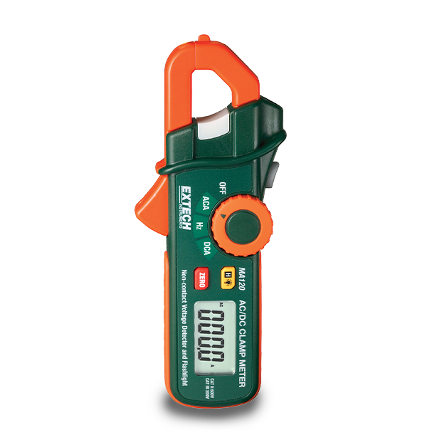Extech MA120 200A AC/DC Mini Clamp Meter+Voltage Detector