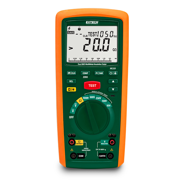 Extech MG320 CAT IV Insulation Tester/True RMS MultiMeter