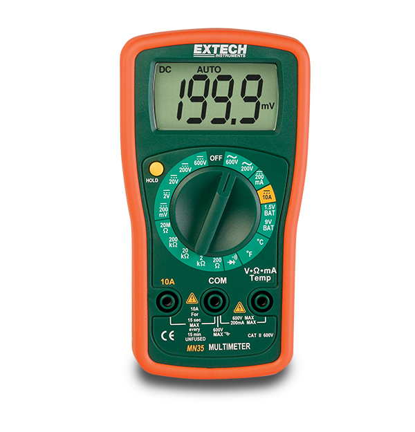 Extech MN35 Digital Mini MultiMeter
