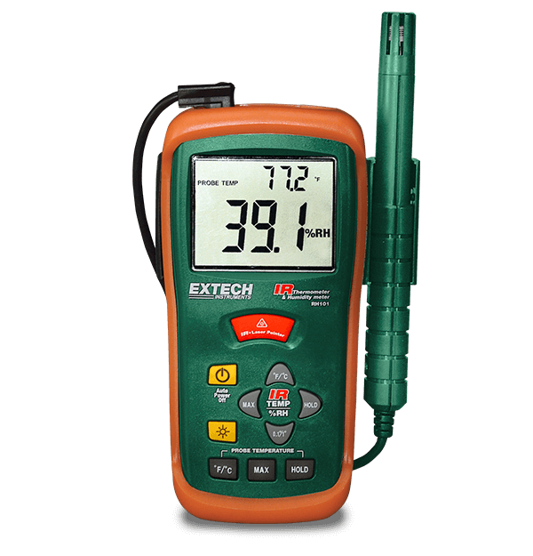 Extech RH101 Hygro-Thermometer + InfraRed Thermometer